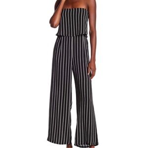 Romeo & Juliet Couture Striped Jumpsuit